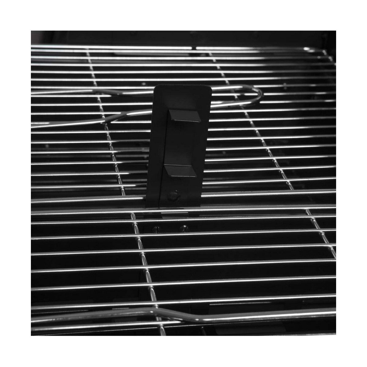 Hiiligrilli renkailla 120 x 58,5 x 95 cm Musta/Harmaa