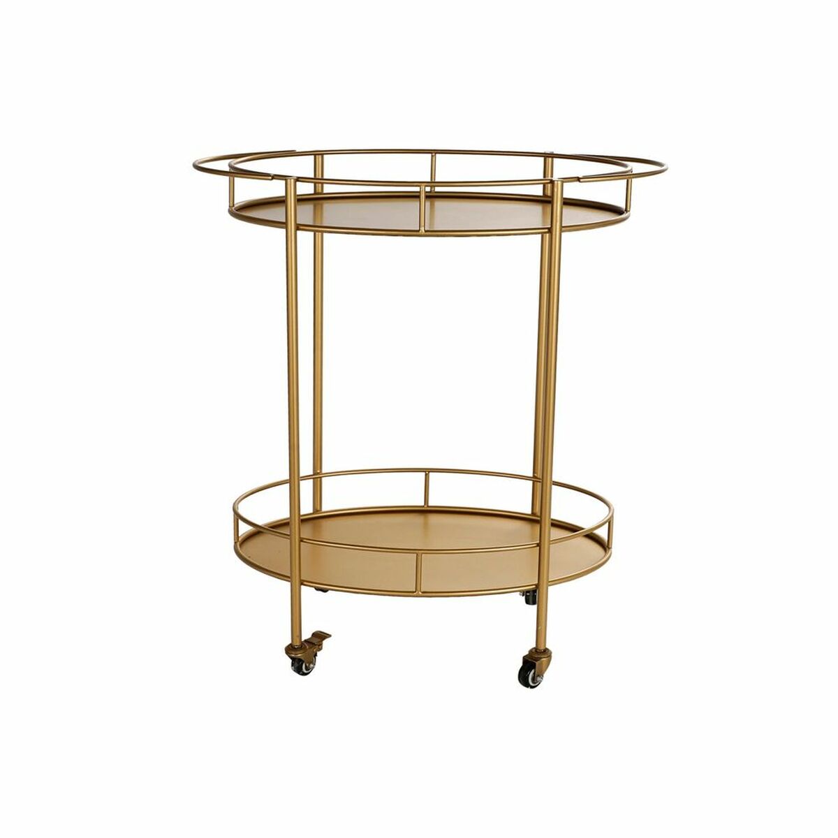 Monikäyttöinen kärry DKD Home Decor Kupari Metalli Kristalli (70 x 35 x 78 cm)