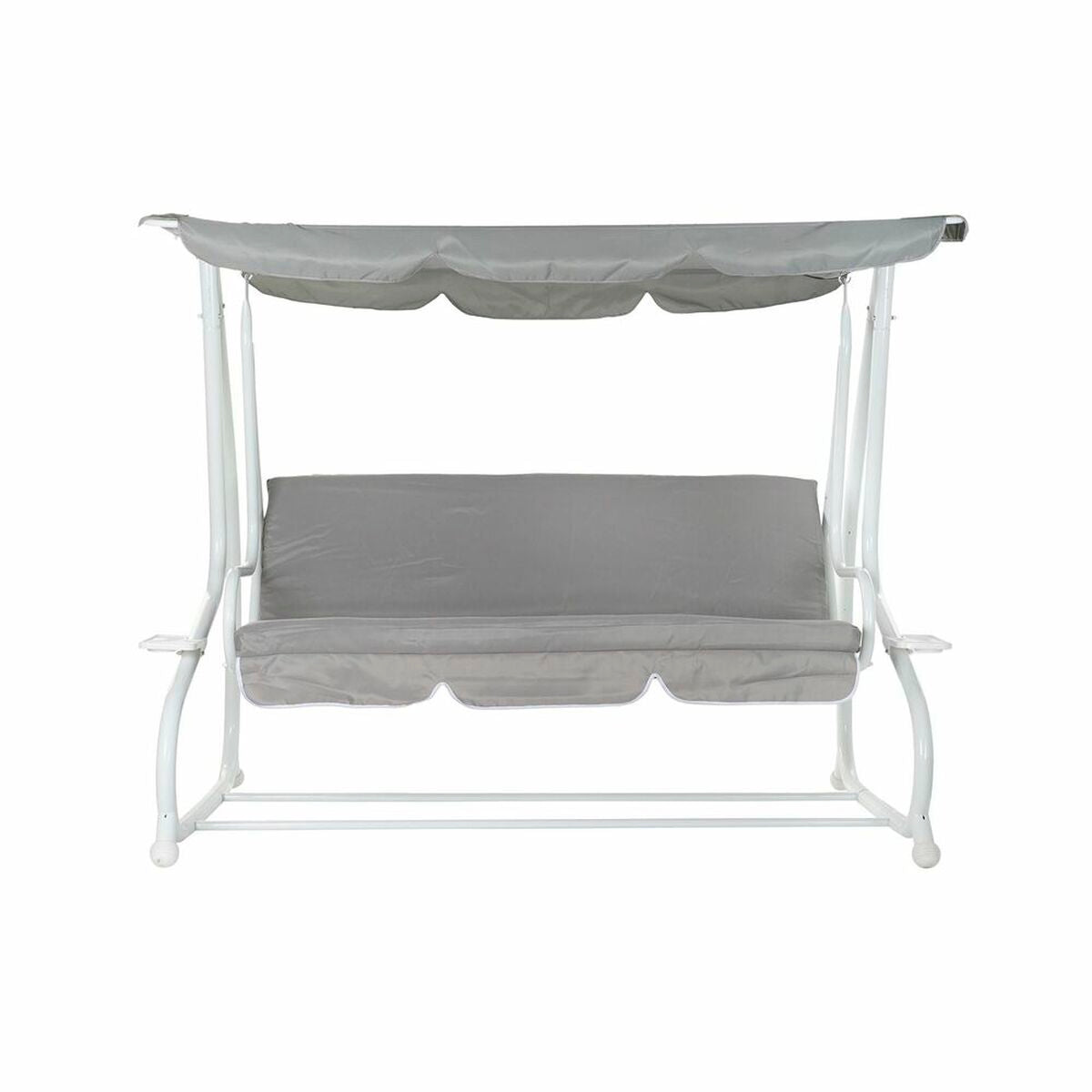 Penkki DKD Home Decor Harmaa Keinu Polyesteri Teräs (210 x 120 x 167 cm)