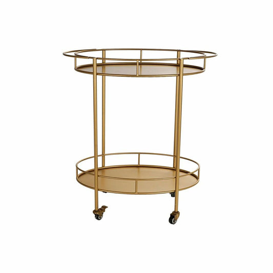 Monikäyttöinen kärry DKD Home Decor Kupari Metalli Kristalli (70 x 35 x 78 cm)
