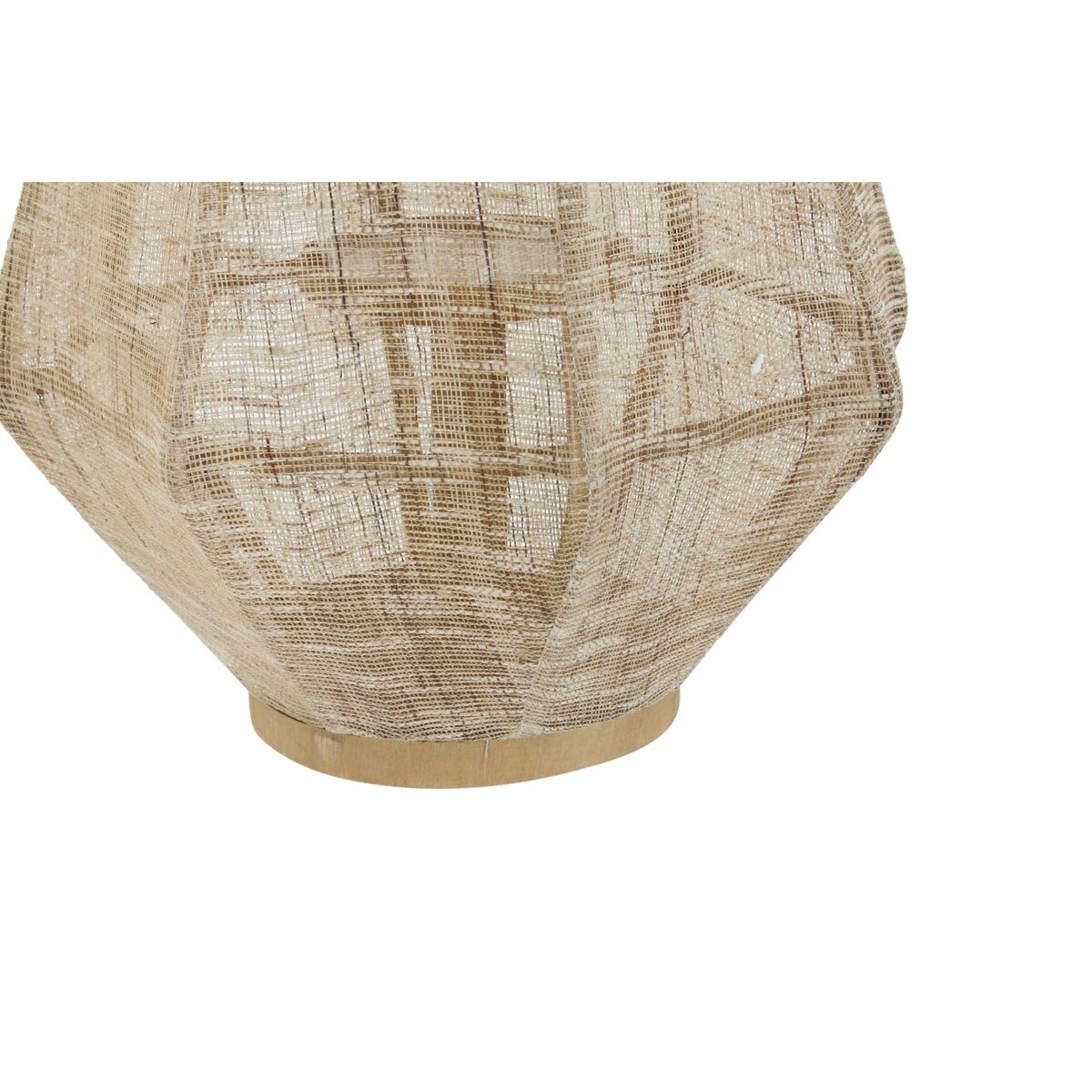 Žibintas DKD Home Decor Kristalli Ruskea Pellava Bambu (37 x 37 x 62 cm)